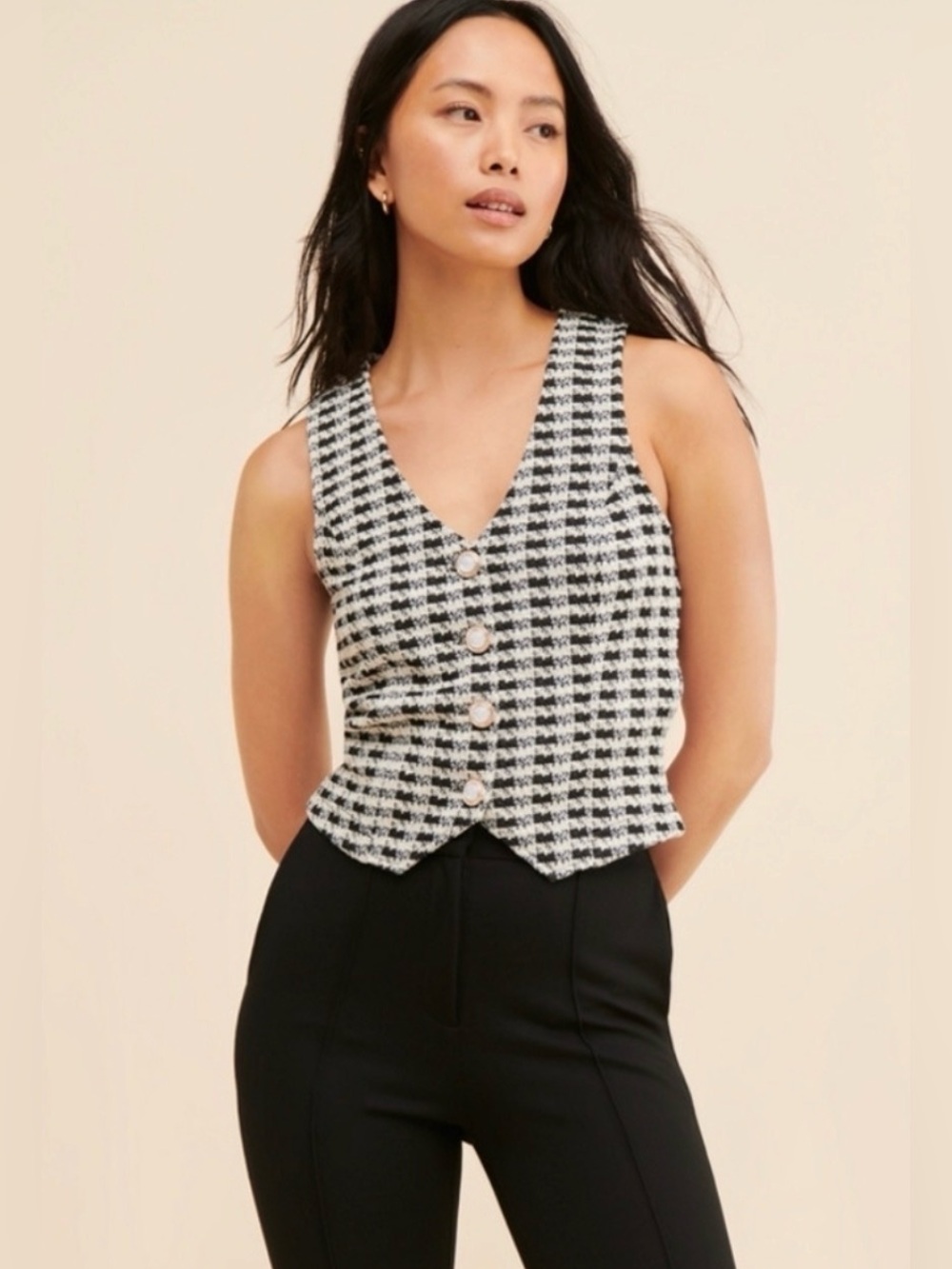 Anthropologie Porridge Aila Tweed Vest